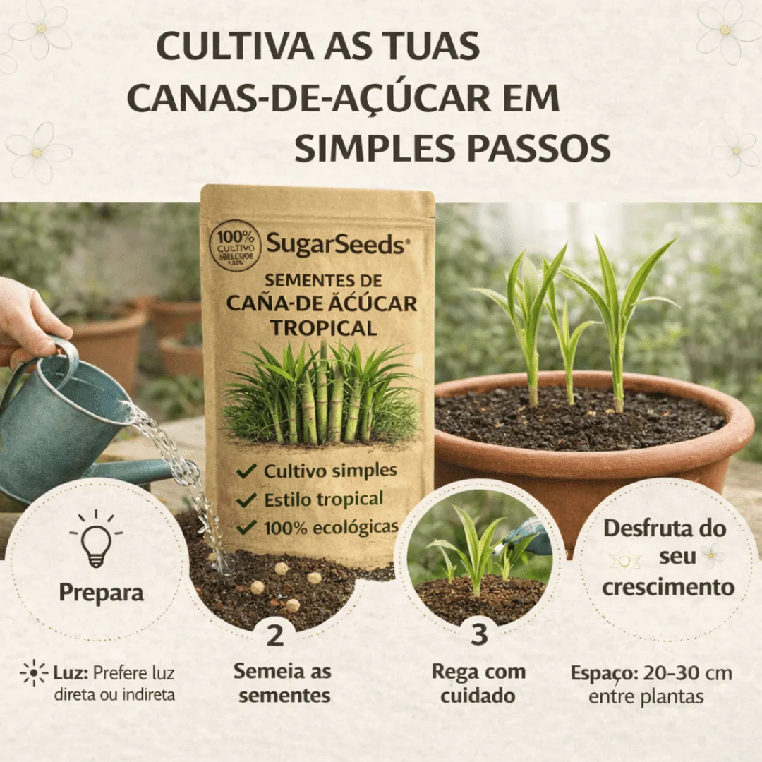 SugarSeeds Sementes De Cana de A car Tropical Kalenza pt SugarSeeds Sementes De Cana de A car Tropical Kalenza pt