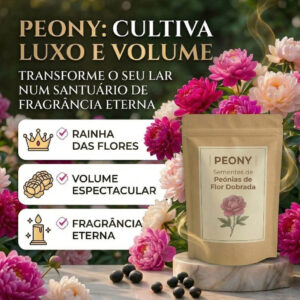 Peony | Sementes de peónias de flor dupla