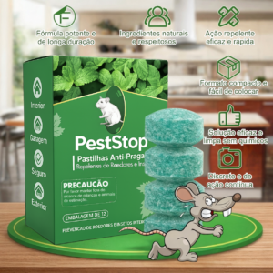 PestStop | Pastilhas Anti-Pragas Repelentes de Roedores