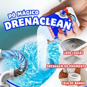 Drenaclean: Pó desentupidor instantâneo