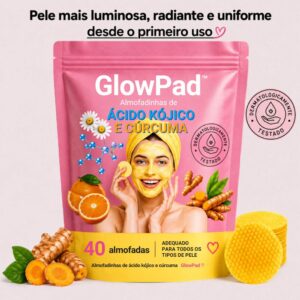 Almofadinhas de ácido kójico e curcuma GlowPad™
