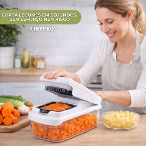 ChefPro: Assistente de cozinha para cortar alimentos