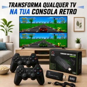 GameStick: Consola retro com 20.000 jogos